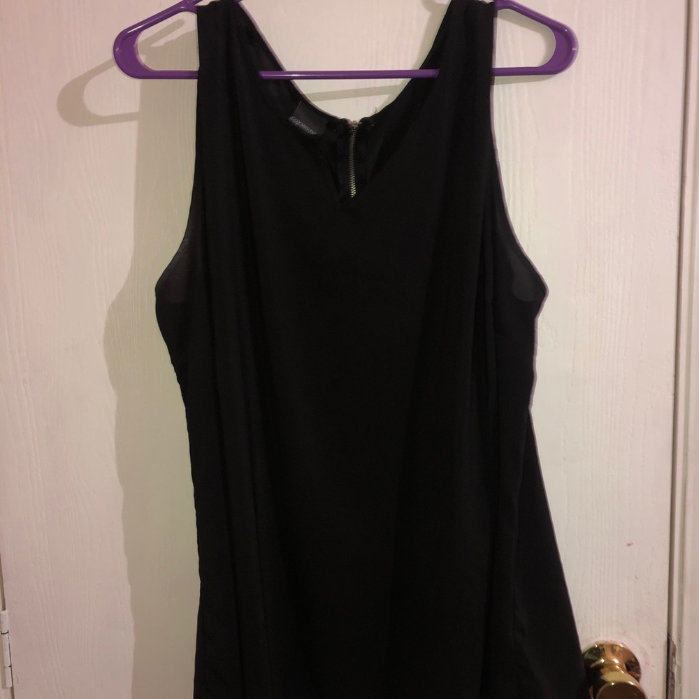 2X Covington black tank top